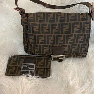 Fendi bag and matching wallet